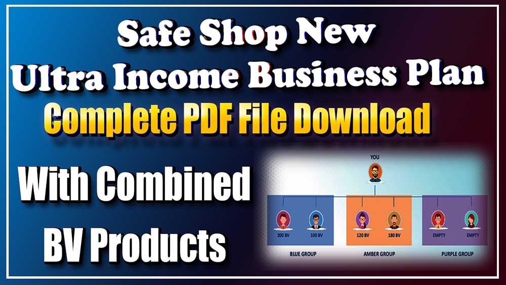Safe Shop New Ultra Income Business Plan 2020 Complete PDF FIles Download Safe Shop All Product List